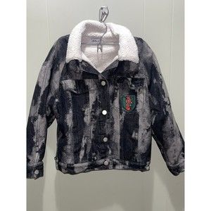 Lola And The Boys Sherpa Lined Coiled Snaked Kids Sz 8